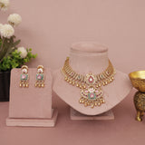 Antique Chandan Patta Necklace set