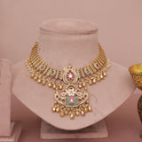Antique Chandan Patta Necklace set