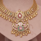 Antique Chandan Patta Necklace set