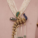 Antique Heritage Peacock Necklace set