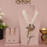 Antique Heritage Peacock Necklace set