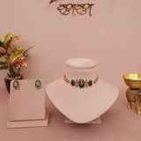 Kundan Choker Necklace Set