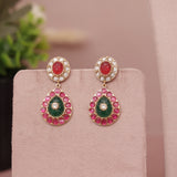 Fusion Sapphire Kundan Necklace Set