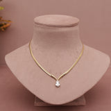 Diamond Drop Western Necklace