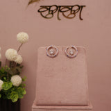 American Diamond MOP Stud Earring