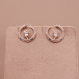 American Diamond MOP Stud Earring