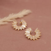American Diamond MOP Stud Earring