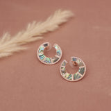 American Diamond MOP Stud Earring