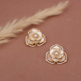 American Diamond MOP Stud Earring