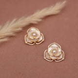 American Diamond MOP Stud Earring