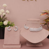 American Diamond Hasli Necklase Set