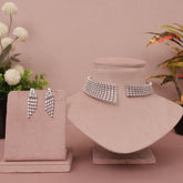 American Diamond Hasli Necklase Set