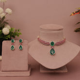 American Diamond Modern Necklase Set