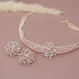 American Diamond Modern Necklase Set