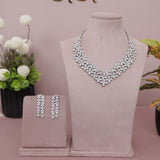 American Diamond Modern Necklase Set
