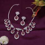 American Diamond Modern Necklase Set
