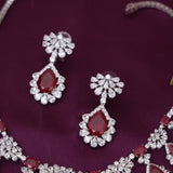 American Diamond Modern Necklase Set