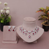 American Diamond Modern Necklase Set