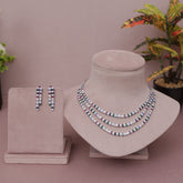 American Diamond Modern Necklase Set