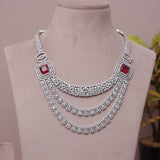 American Diamond Modern Necklase Set