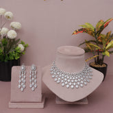 American Diamond Modern Necklase Set