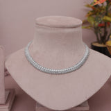 American Diamond Modern Necklase Set
