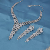 American Diamond Modern Necklase Set