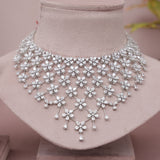 American Diamond Modern Necklase Set