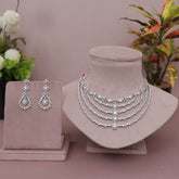 American Diamond Modern Necklase Set
