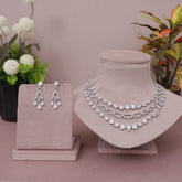 American Diamond Modern Necklase Set