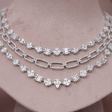 American Diamond Modern Necklase Set
