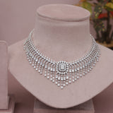 American Diamond Modern Necklase Set