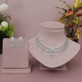American Diamond Modern Necklase Set