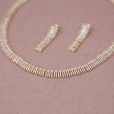 American Diamond Modern Necklase Set