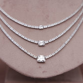 American Diamond Modern Necklase Set