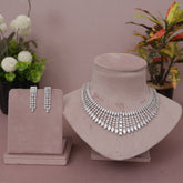 American Diamond Modern Necklase Set