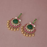 Antique Gold Kundan Earring