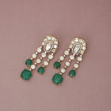 Premium Moissanite Kundan Earring