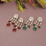 Premium Moissanite Kundan Earring