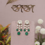 Premium Moissanite Kundan Earring