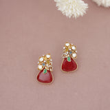 Premium Polki Kundan Studs Earring