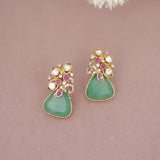 Premium Polki Kundan Studs Earring