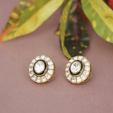 Premium Moissanite Kundan Studs Earring