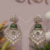 Premium Polki Kundan Jhumka Earring