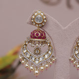 Premium Polki Kundan Jhumka Earring