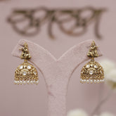 Antique Gold Jhumka Earring