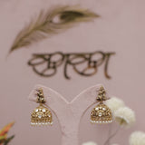 Antique Gold Jhumka Earring