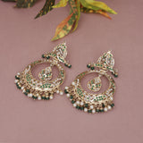 Jadau Multi Golden Earring