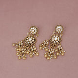 Antique Gold Kundan Earring