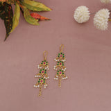 Kundan Pearl Ear chain - Matil - Sahara